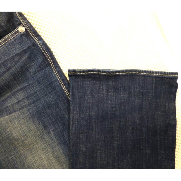 Rock & Republic Kasandra Bootcut Jeans 8L Womens Dark Wash Embroidered Pockets - Picture 7 of 12